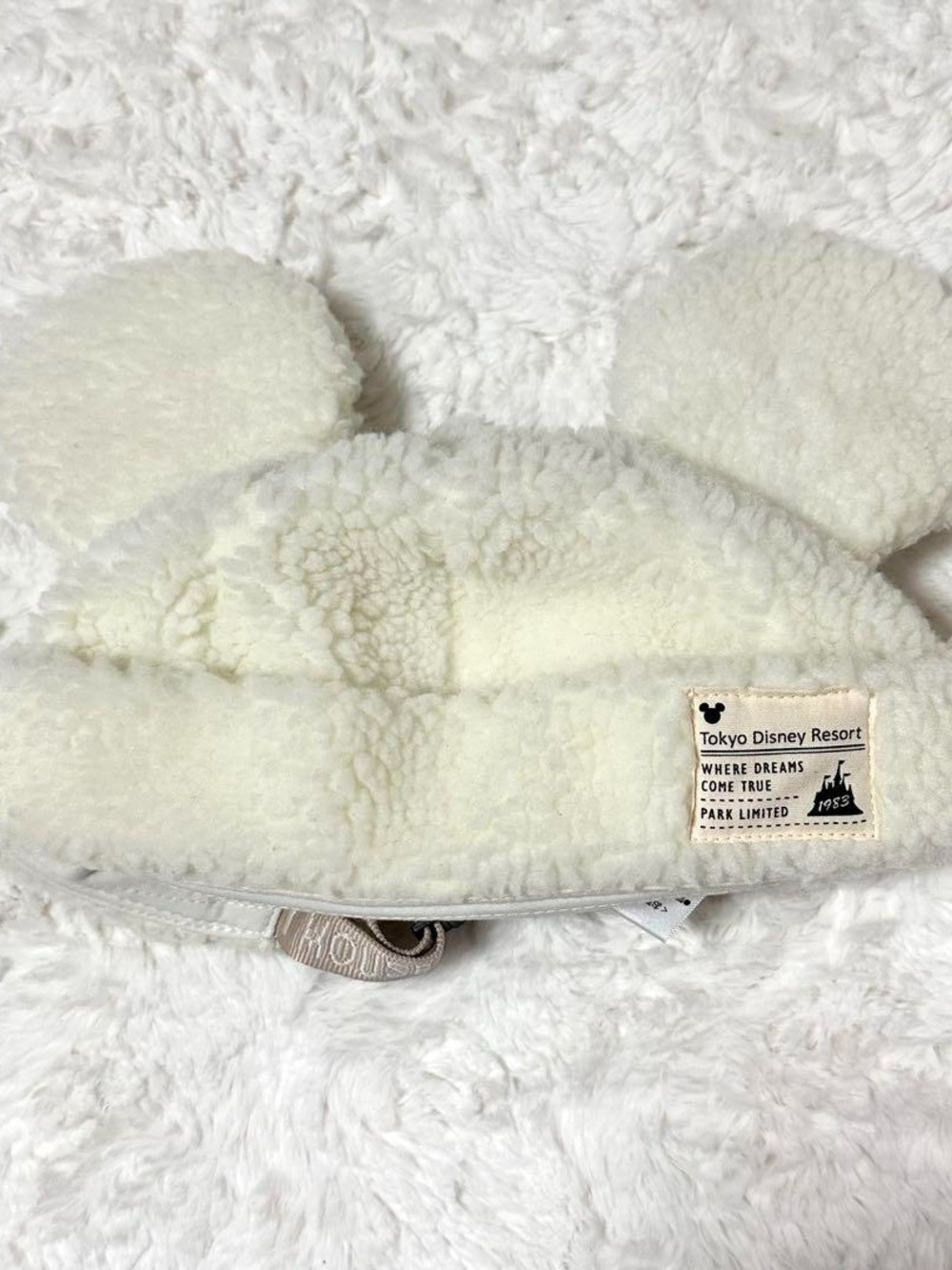 Disney Tokyo DisneySea Japan exclusive sherpa mickey mouse hat cap